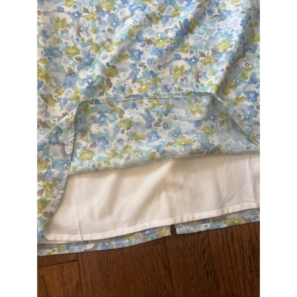 NWT Toby Heart Ginger Floral Ruffle Dawn Crop Top and Skirt Set XS Blue Green - Picture 4 of 11